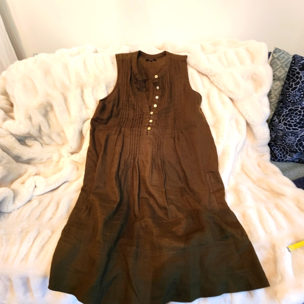 Quince European Linen Dress Medium